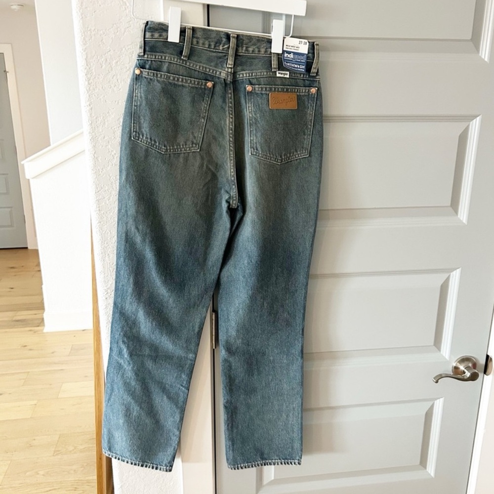 Free people Wrangler Women's Denim Straight Leg Jeans - Picture 4 of 10
